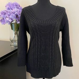 Women’s Express Black Cable Knit Sweater